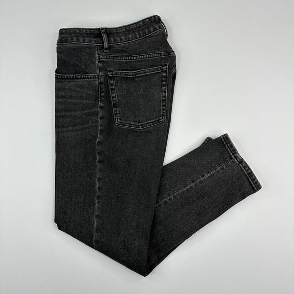 Everlane Women's Black The Curvy Cheeky Minimalist Jean W26/L26 Crop‎ - Picture 2 of 13